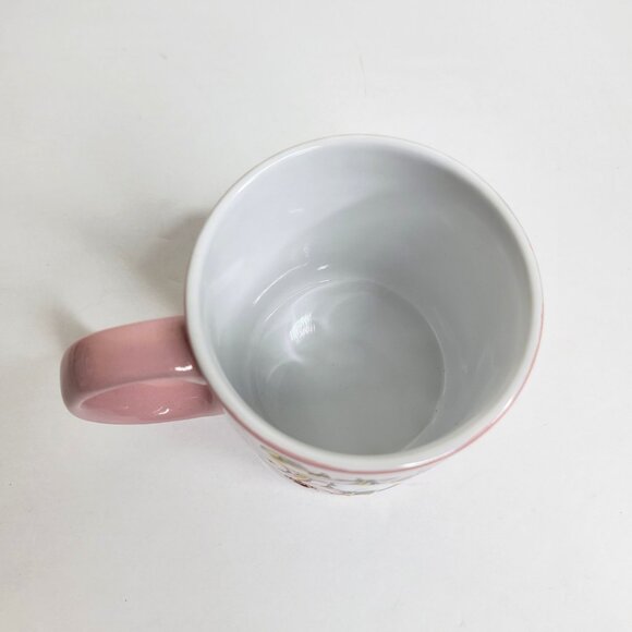 HELLO KITTY HALLOWEEN キティちゃん PINK Ceramic Mug By Sanrio Spider Web Design - NEW - Picture 6 of 7